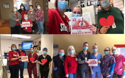 CHI Mercy Health Employees Celebrated Go Red for Women® on Friday, February 5, 2021
