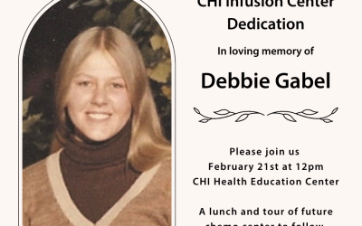 CHI Mercy Plans Chemo Infusion Center, Honors Debbie Gabel’s Legacy