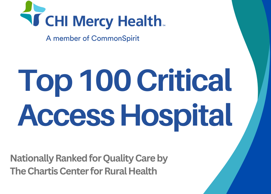 CHI Mercy Health of Valley City Named to 2025 Top 100 Critical Access Hospital List