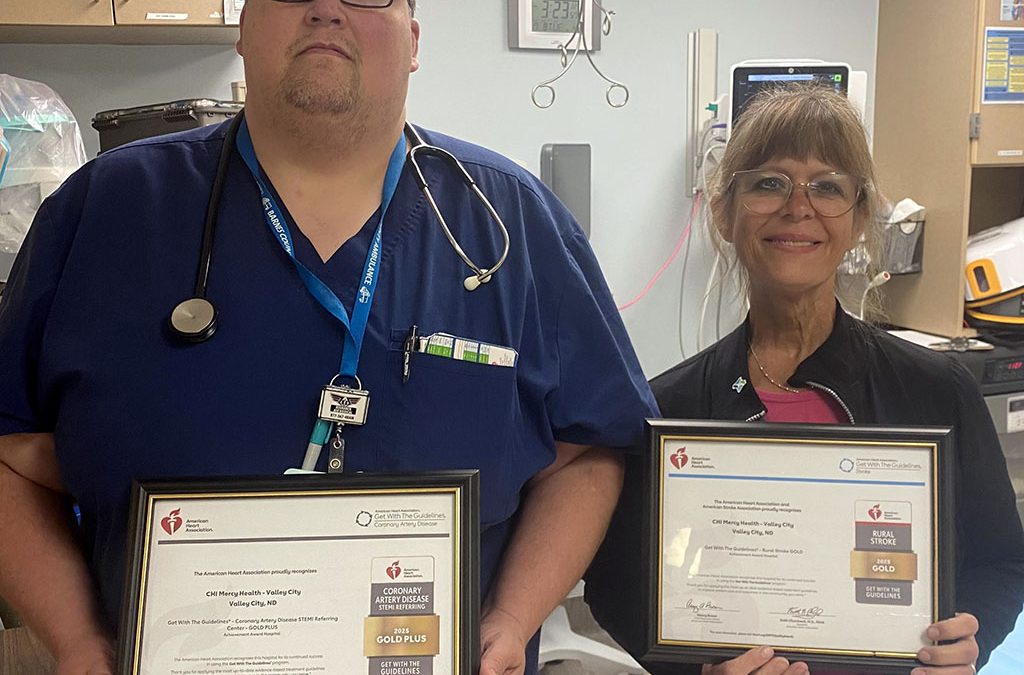 CHI Mercy Hospital Earns Achievement Awards for Heart Disease and Stroke Care